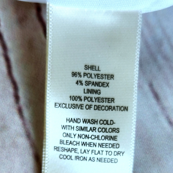 NWT Eliza J Sleeveless Mini Dress Blue Green Floral Lace | Women's Size 4 - Picture 6 of 7